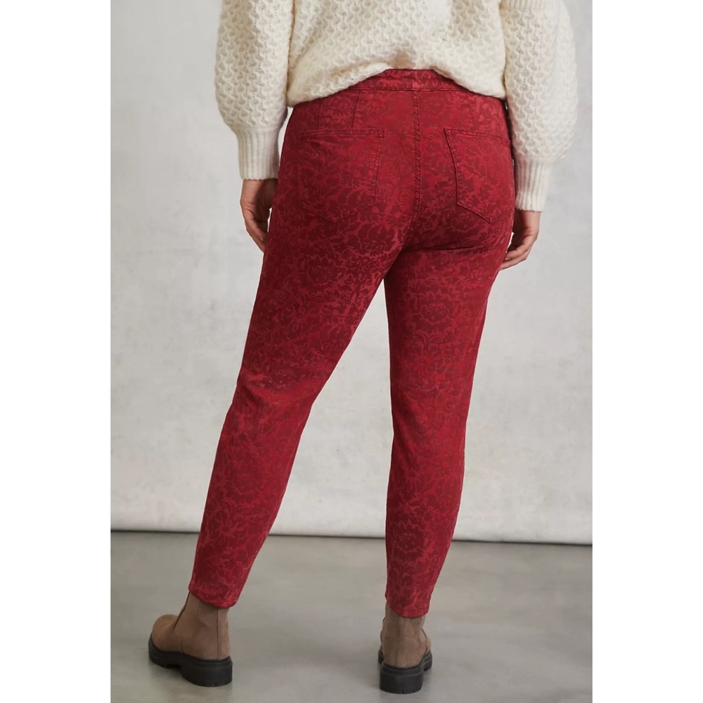 - Anthropologie Pilcro Flocked High-Rise Leggings/Pants NWT SZ 18W - Picture 4 of 16